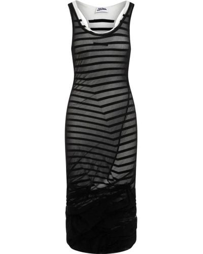 Jean Paul Gaultier Midi Dresses - Black