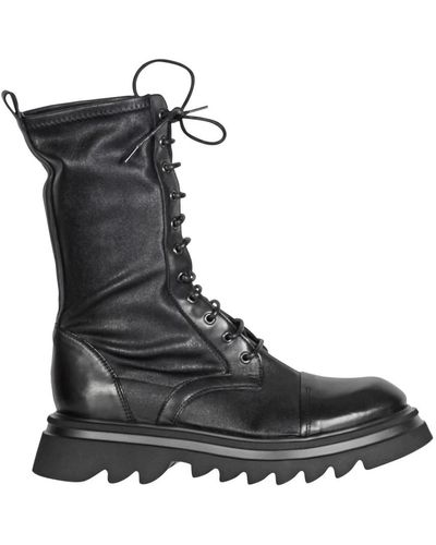 FRU.IT Lace-Up Boots - Black
