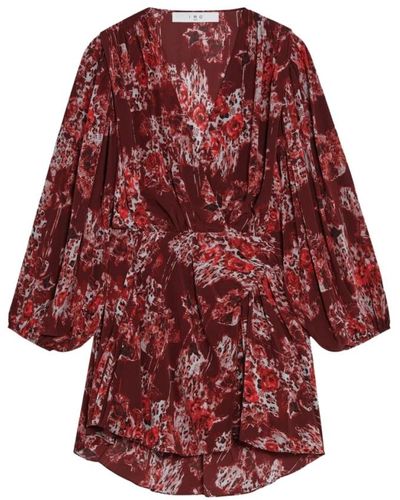 IRO Robe courte Azula - Rouge
