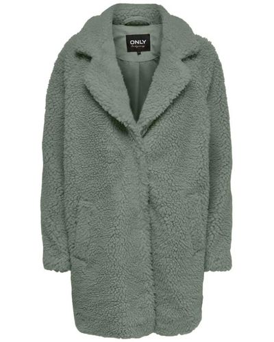ONLY Faux Fur & Shearling Jackets - Green