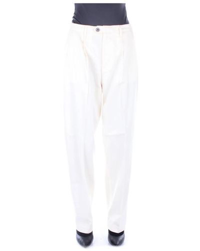 Tommy Hilfiger Straight Trousers - White