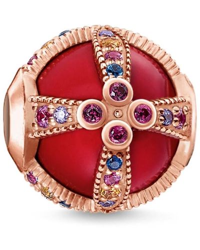Thomas Sabo Royalty perle in rot und gold