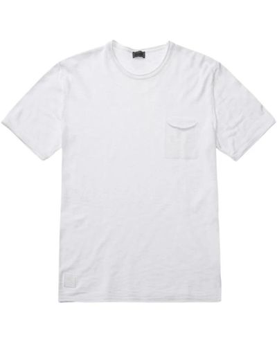 Blauer T-Shirts - White