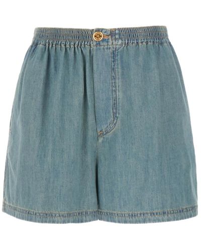 Moschino Shorts > denim shorts - Bleu