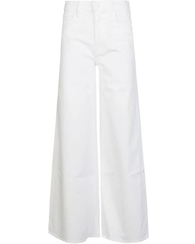 Mother Wide Jeans - White