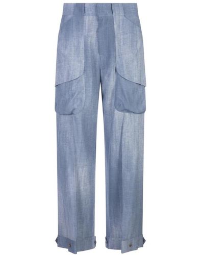 Ermanno Scervino Straight trousers - Blau