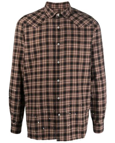 FAMILY FIRST Casual Shirts - Brown