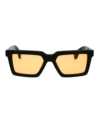 Marcelo Burlon Paramela sonnenbrille mit quadratischen gläsern - Schwarz