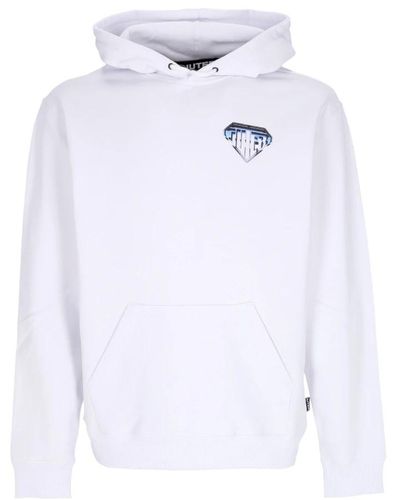 Iuter Metal logo hoodie weiß streetwear