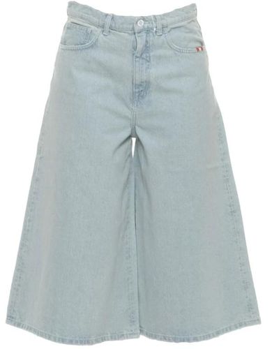 AMISH Jeans > cropped jeans - Bleu