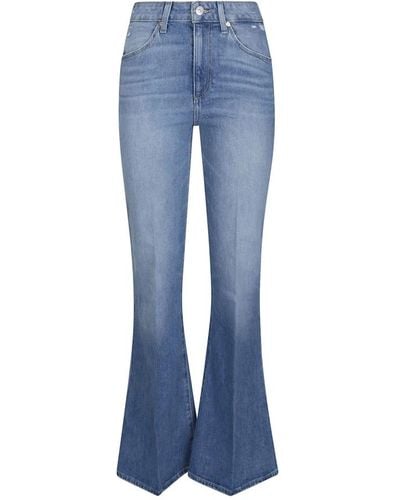 PAIGE Jeans > flared jeans - Bleu