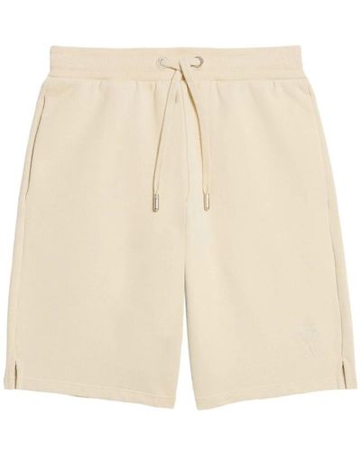 Ami Paris Shorts > casual shorts - Neutre
