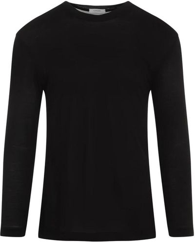 Lemaire Long Sleeve Tops - Black