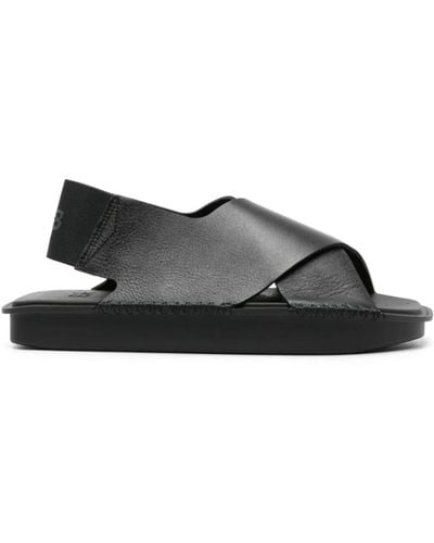Y-3 Flat Sandals - Black