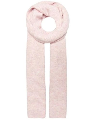 ONLY W linea life lurex ribric scarf acc - Rosa