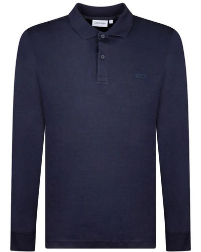 Calvin Klein Polo Shirts - Blue