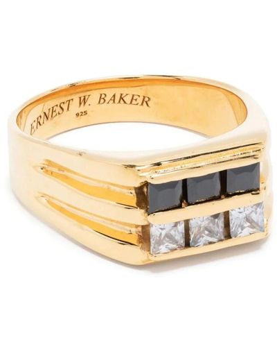 Ernest W. Baker Accessories > jewellery > rings - Métallisé