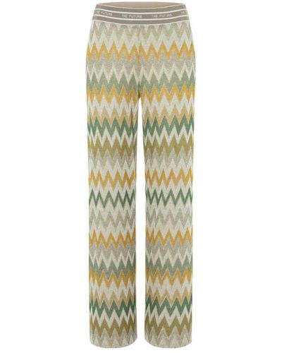 Cambio Straight Trousers - Green