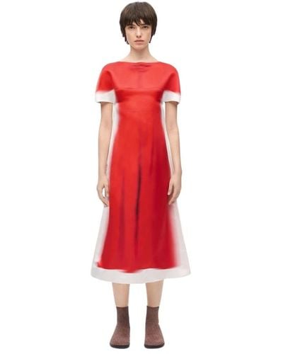 Loewe Dresses > day dresses > midi dresses - Rouge