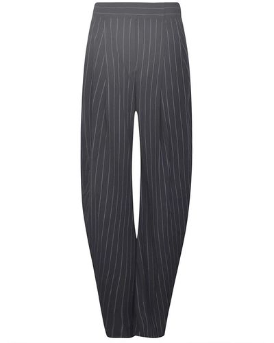 The Attico Wide Trousers - Grey
