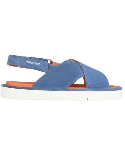 Pànchic Shoes > sandals > flat sandals - Bleu