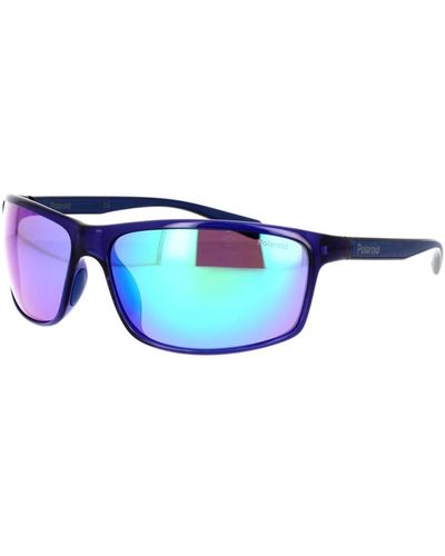 Polaroid Sportliche wraparound sonnenbrille - Blau