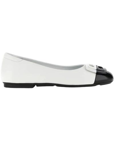 Hogan Shoes > flats > ballerinas - Blanc