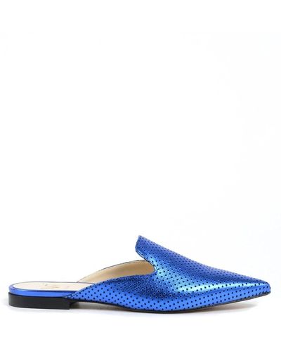 19V69 Italia by Versace Shoes > flats > mules - Bleu