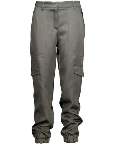 Cambio Slim-Fit Trousers - Grey