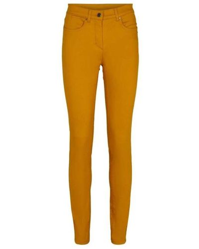 LauRie Slim-Fit Trousers - Orange
