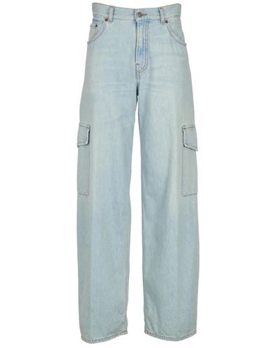 Haikure Cargo straight jeans für frauen - Blau