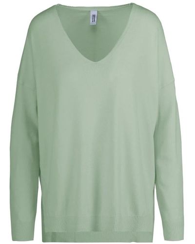 Bomboogie V-Neck Knitwear - Green