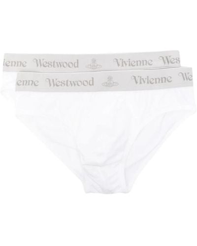 Vivienne Westwood Weiß/grau baumwollmischung jersey unterwäsche