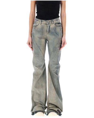 Rick Owens Wide Jeans - Grey