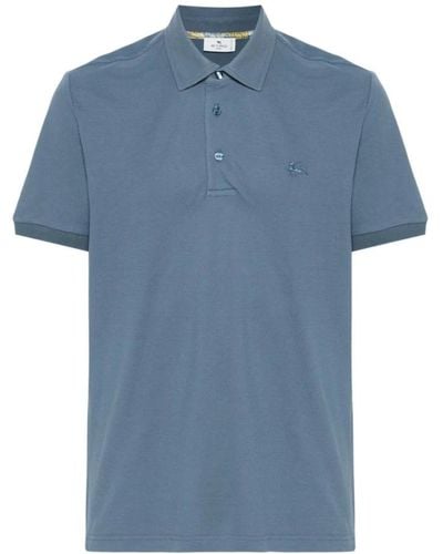 Etro Polo Shirts - Blue