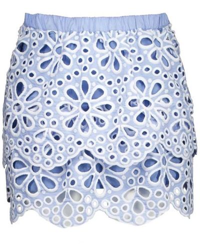 Silvian Heach Skirts > short skirts - Bleu