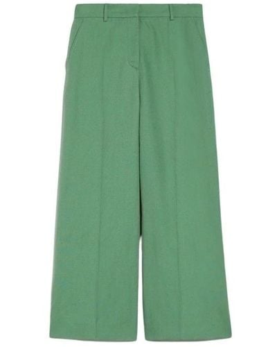 Weekend by Maxmara Cropped Trousers - Green