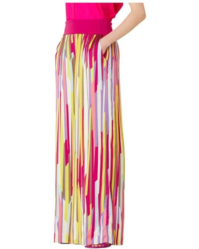 Manila Grace Maxi skirts - Rosa