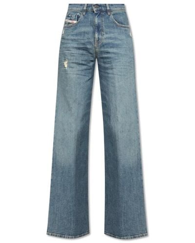 DIESEL Jeans > flared jeans - Bleu