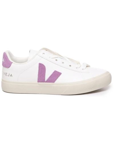 Veja Weiße sneakers campo stil - Pink