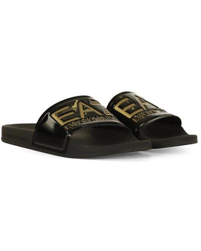 EA7 Shoes > flip flops & sliders > sliders - Noir