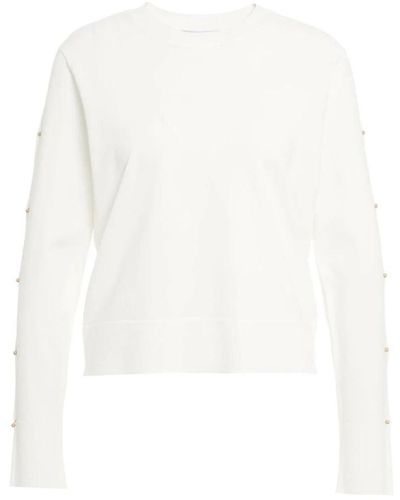 Kaos Round-Neck Knitwear - White