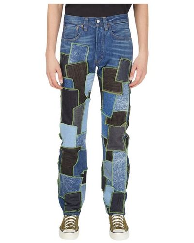 Levi's Patchwork high rise jeans levi's - Blau