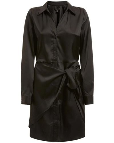 Guess Essential Long Sleeve Alya Dress - Black