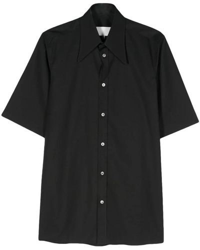 Maison Margiela Short Sleeve Shirts - Black