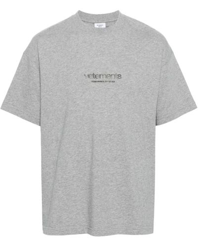 Vetements T-Shirts - Grey