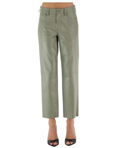DROMe Leather Trousers - Green