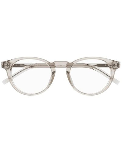 Saint Laurent Sl M122 004 Glasses - Metallic