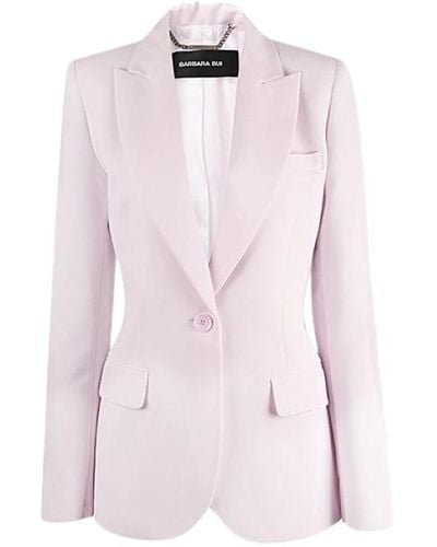 Barbara Bui Pastell crepe smoking jacke - Pink