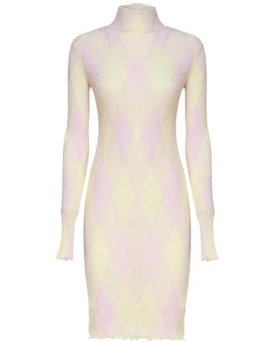 Burberry Knitted Dresses - Natural